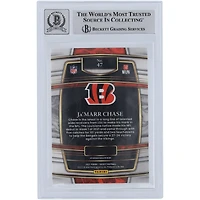 Ja'Marr Chase Cincinnati Bengals dédicacé 2021 Panini Select Concourse #47 Beckett Fanatics témoins authentifiés 10 Rookie Card