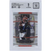 Ja'Marr Chase Cincinnati Bengals Autographed 2021 Panini Select Concourse #47 Beckett Fanatics Witnessed Authenticated /10 Rookie Card