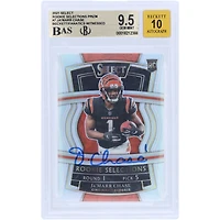 Ja'Marr Chase Cincinnati Bengals Autographed 2021 Panini Select Rookie Selections #RS-7 Beckett Fanatics Witnessed Authenticated 9.5/10 Rookie Card