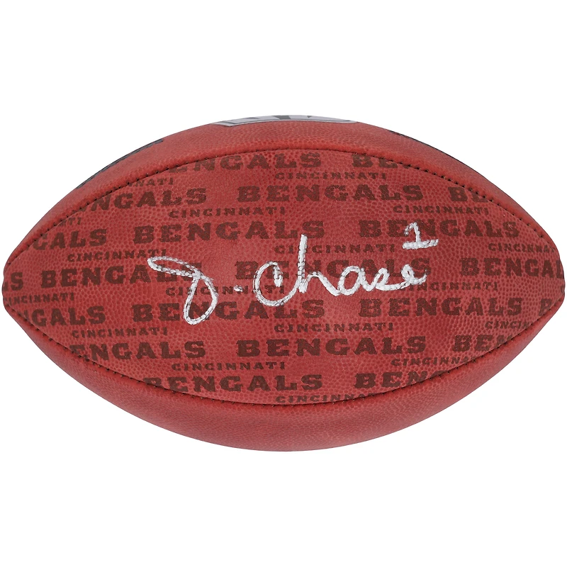 Ja'Marr Chase Cincinnati Bengals Autographed Duke Showcase Football