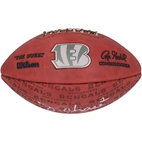 Ballon de football autographié Duke Showcase de Ja'Marr Chase Cincinnati Bengals