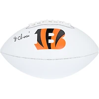 Ja'Marr Chase Cincinnati Bengals Autographed Franklin White Panel Football