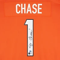 Ja'Marr Chase Cincinnati Bengals Autographed Nike Orange Limited Jersey 