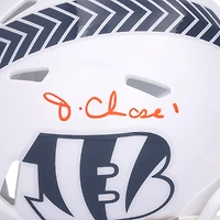 Ja'Marr Chase Cincinnati Bengals Autographed Riddell 2024 Salute To Service Speed Mini Helmet 