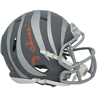 Ja'Marr Chase Cincinnati Bengals Autographed Riddell 2024 Slate Speed Mini Helmet  