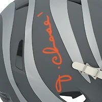Ja'Marr Chase Cincinnati Bengals Autographed Riddell 2024 Slate Speed Mini Helmet