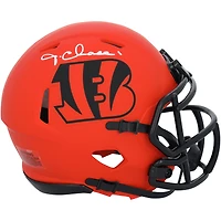 Casque Riddell Rave Speed ​​Mini autographié par Ja'Marr Chase des Bengals de Cincinnati