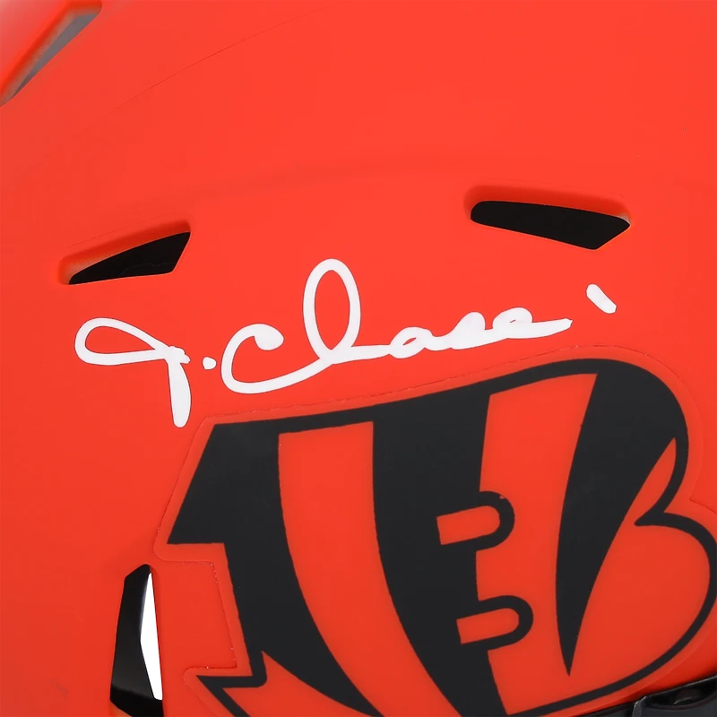 Casque Riddell Rave Speed ​​Mini autographié par Ja'Marr Chase des Bengals de Cincinnati
