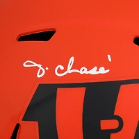 Ja'Marr Chase Cincinnati Bengals Autographed Riddell Rave Speed Replica Helmet