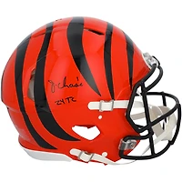 Ja'Marr Chase Cincinnati Bengals Autographed Riddell Speed Authentic Helmet with "24 TC" Inscription