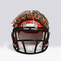 Casque miniature Riddell Speed ​​autographié par Ja'Marr Chase (Cincinnati Bengals) - Illustration de Charles Fazzino - WN55916245