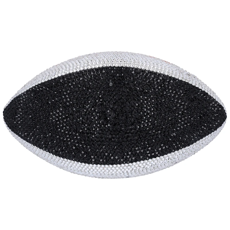 Ja'Marr Chase Cincinnati Bengals Autographed Swarovski Crystal White Panel Football - Art by Rock On Sports 