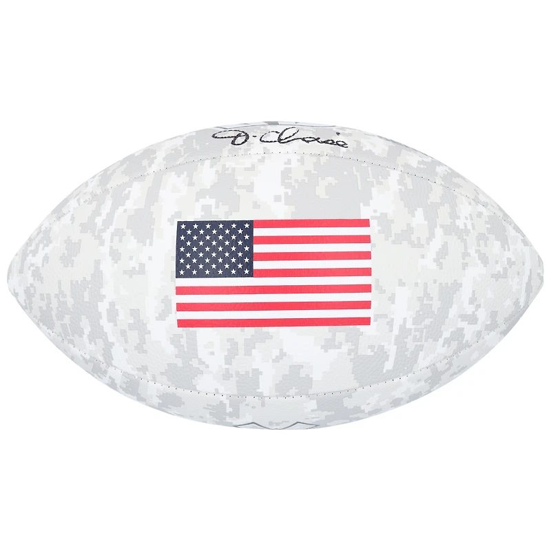 Ballon de football Wilson 2024 autographié par Ja'Marr Chase des Bengals de Cincinnati