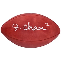 Ballon de football professionnel en couleur signé Wilson Duke par Ja'Marr Chase des Bengals de Cincinnati