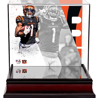 Ja'Marr Chase Cincinnati Bengals Deluxe Mini Helmet Case