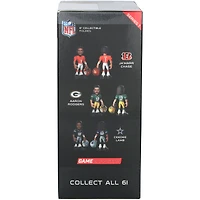 Figurine en vinyle rare de 15 cm, couleur unie, de la série 1 des Cincinnati Bengals, de Ja'Marr Chase.