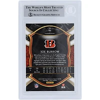 Joe Burrow Cincinnati Bengals 2020 Panini Select #46 Beckett Fanatics Witnessed Authenticated Rookie Card