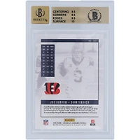 Carte recrue autographiée Panini Luminance #201 Beckett 2020 des Bengals de Cincinnati dédicacée par Joe Burrow, témoin des fanatiques de Beckett, authentifiée 9,5/10 - Sous-grades 9,5, 9,5, 9,5, 10