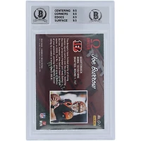 Carte recrue 8,5/10 authentifiée 2020 Panini Omega #0-1 Beckett autographiée par Joe Burrow Cincinnati Bengals - Sous-catégories 9,5, 8,5, 8,5, 9,5