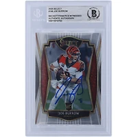 Joe Burrow Cincinnati Bengals Autographed 2020 Panini Select Premier Level #146 Beckett Fanatics Witnessed Authenticated Rookie Card