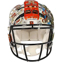Joe Burrow Cincinnati Bengals Autographed 2022 Alternate Riddell Speed Authentic Helmet - Art by Charles Fazzino - XP14013001