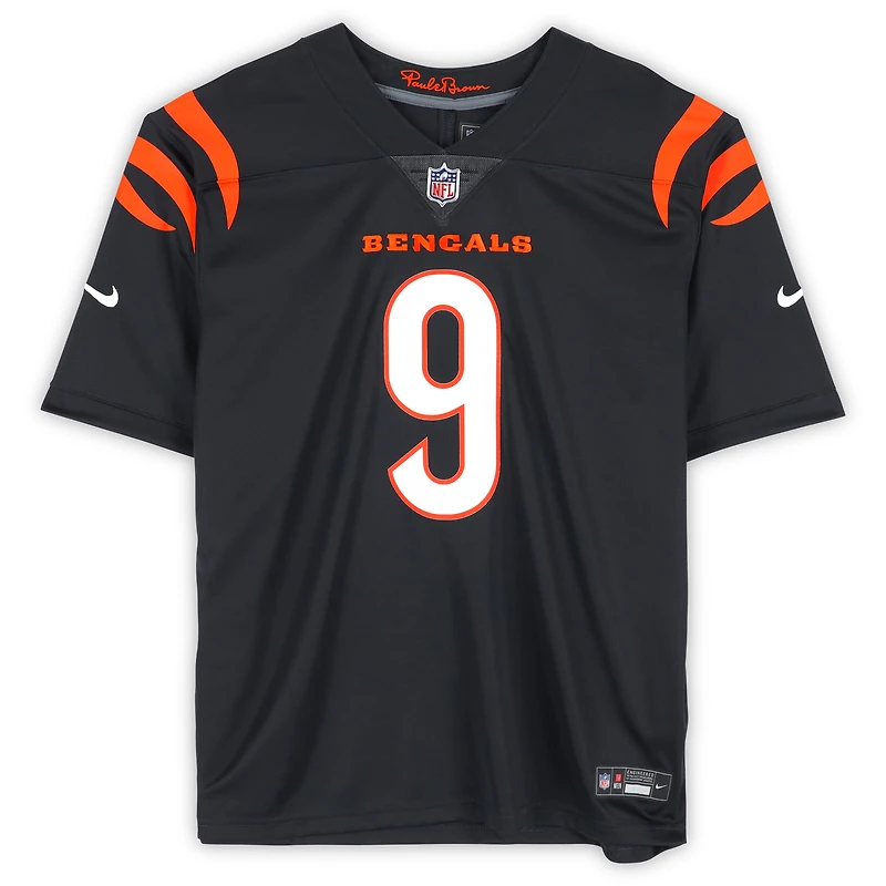 Joe Burrow Cincinnati Bengals Autographed Black Nike Alternate Limited Jersey