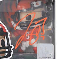 Figurine Funko Pop! n° 168 de Joe Burrow, joueur des Bengals de Cincinnati, dédicacée
