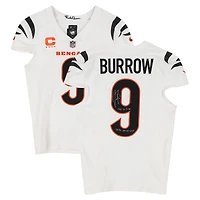 Joe Burrow Cincinnati Bengals Autographed Game-Used #9 White Nike Jersey vs. Buffalo Bills December 7, 2025 with Multiple Inscriptions