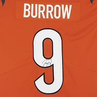 Joe Burrow Cincinnati Bengals Autographed Nike Orange Alternate Vapor Limited Jersey