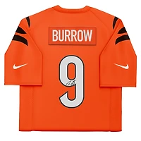Maillot Nike Alternate Vapor Limited dédicacé par Joe Burrow des Bengals de Cincinnati