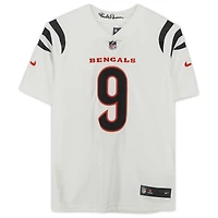 Maillot Nike Vapor Limited blanc dédicacé par Joe Burrow des Bengals de Cincinnati