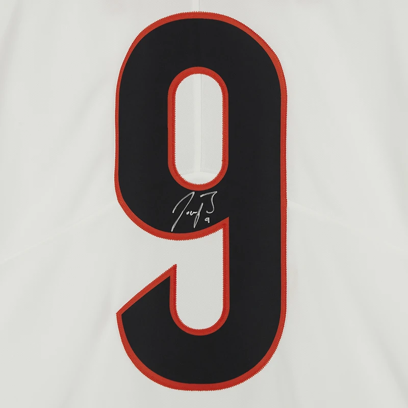 Maillot Nike Vapor Limited blanc dédicacé par Joe Burrow des Bengals de Cincinnati