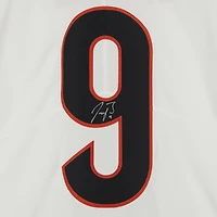 Maillot Nike Vapor Limited blanc dédicacé par Joe Burrow des Bengals de Cincinnati