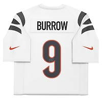 Maillot Nike Vapor Limited blanc dédicacé par Joe Burrow des Bengals de Cincinnati