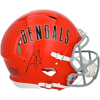 Casque authentique Riddell 1968-79 Throwback Speed autographié par Joe Burrow des Bengals de Cincinnati