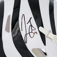 Joe Burrow Cincinnati Bengals Autographed Riddell 2022 White Alternate Speed Mini Helmet  