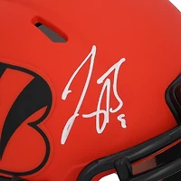 Casque Riddell Rave Speed Mini autographié par Joe Burrow des Bengals de Cincinnati