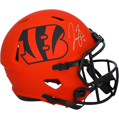 Joe Burrow Cincinnati Bengals Autographed Riddell Rave Speed Replica Helmet
