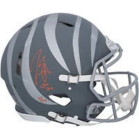 Joe Burrow Cincinnati Bengals Autographed Riddell Slate Speed Authentic Helmet with "Who Dey" Inscription - Limited Edition of 24