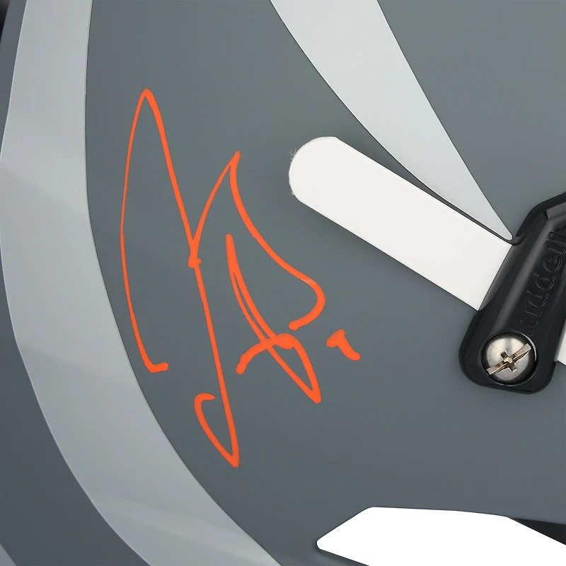Casque Riddell Slate Speed Flex authentique autographié par Joe Burrow des Bengals de Cincinnati