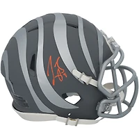 Casque Riddell Slate Speed Mini autographié par Joe Burrow des Bengals de Cincinnati