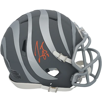 Casque Riddell Slate Speed Mini autographié par Joe Burrow des Bengals de Cincinnati