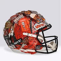 Joe Burrow Cincinnati Bengals Autographed Riddell Speed Authentic Helmet - Art by Charles Fazzino - NF70444338