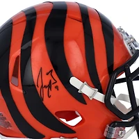 Casque Riddell Speed ​​Mini autographié par Joe Burrow des Bengals de Cincinnati