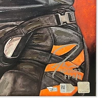Impression giclée sur toile étirée autographiée de 24" x 36" de Joe Burrow Cincinnati Bengals avec inscription "#1 Pick" - Art de Justyn Farano - Édition limitée à 9