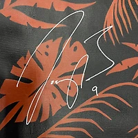 Impression giclée sur toile étirée autographiée de 30" x 40" de Joe Burrow Cincinnati Bengals - Art par Cortney Wall - #1 de l'édition limitée 1 - Noir et jungle