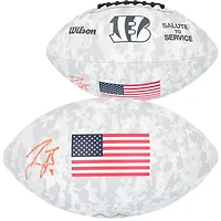 Ballon de football Wilson 2024 autographié par Joe Burrow des Bengals de Cincinnati