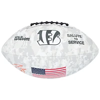 Ballon de football Wilson 2024 autographié par Joe Burrow des Bengals de Cincinnati