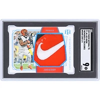 Joe Mixon Cincinnati Bengals 2019 Panini National Treasures Tremendous Treasures 3 Couleur Nike Brand Logo Relic #TT-JM #1/1 SGC Authentifié 9 Carte
