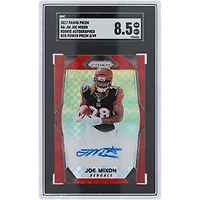 Joe Mixon Cincinnati Bengals Autographed 2017 Panini Prizm Red Prizm #RA-JM #3/49 SGC Authenticated 8.5 Rookie Card